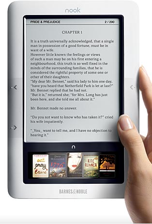 Nook, el e-reader de Barnes & Noble